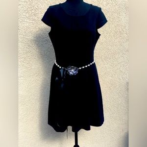 LOFT Women’s Black Dress 8P (Belt not included and not for sale)